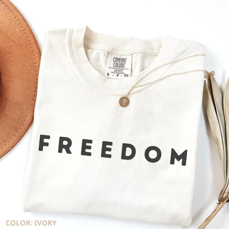 Comfort ColorsFreedom Charlje Kjrk T-Shirt, Faith-Based Unisex Tee, Activist Awareness Shirt, Human Rights Support Top,...