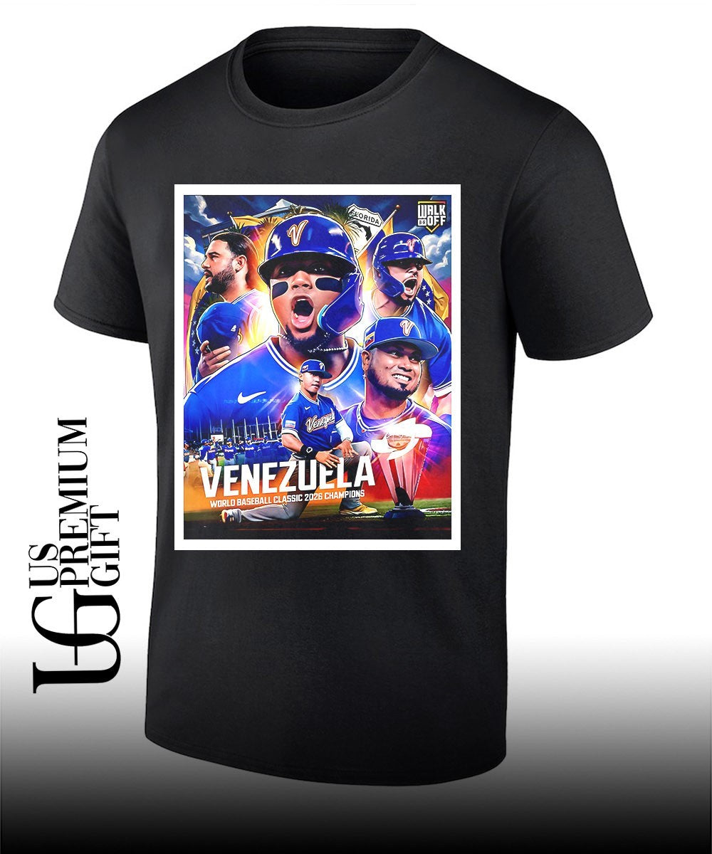 Congrats Venezuela Team World Baseball Classic 2026 Champions First Time Ever shirt