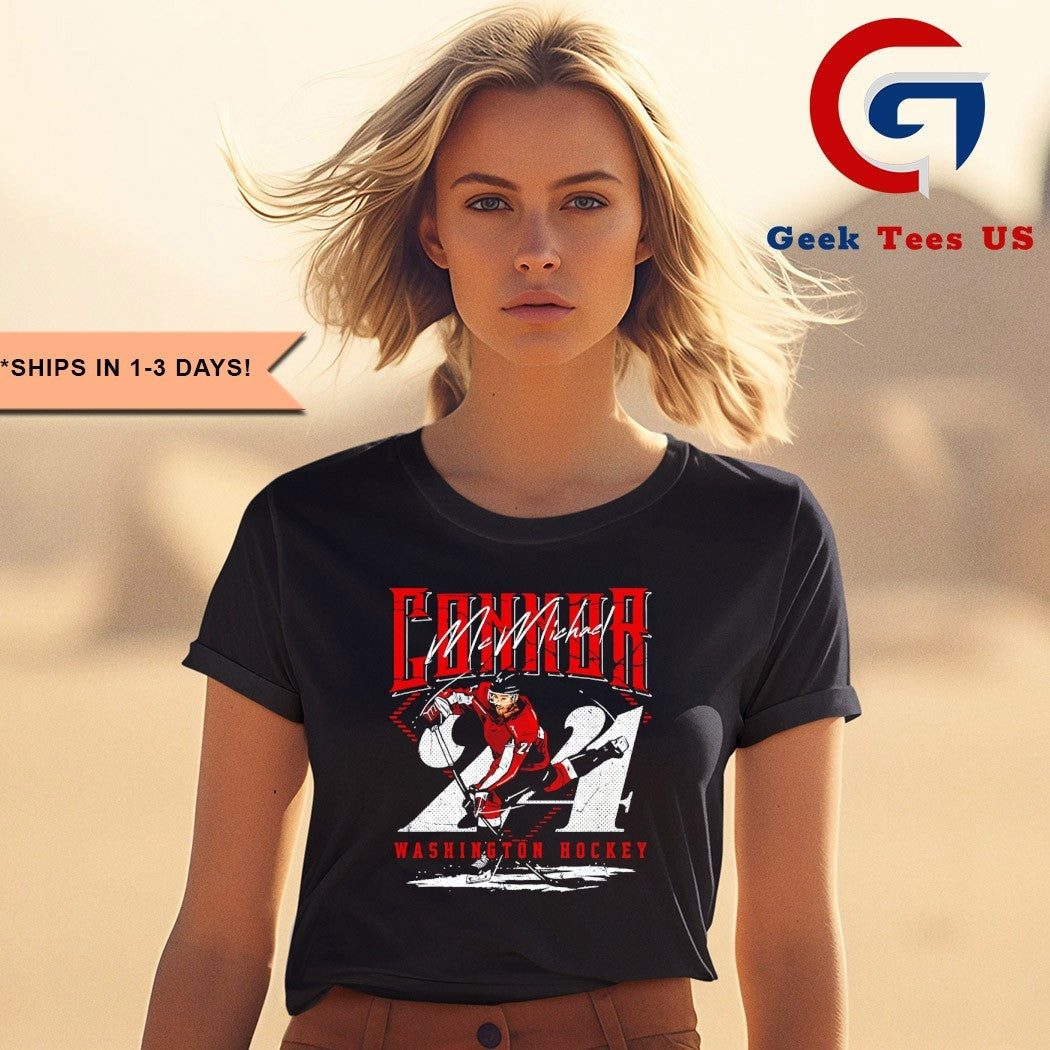 Connor McMichael Washington Capitals Hockey signature shirt