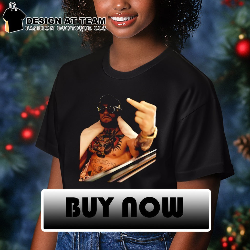 Conor McGregor middle finger MMA Fighter UFC Legend shirt