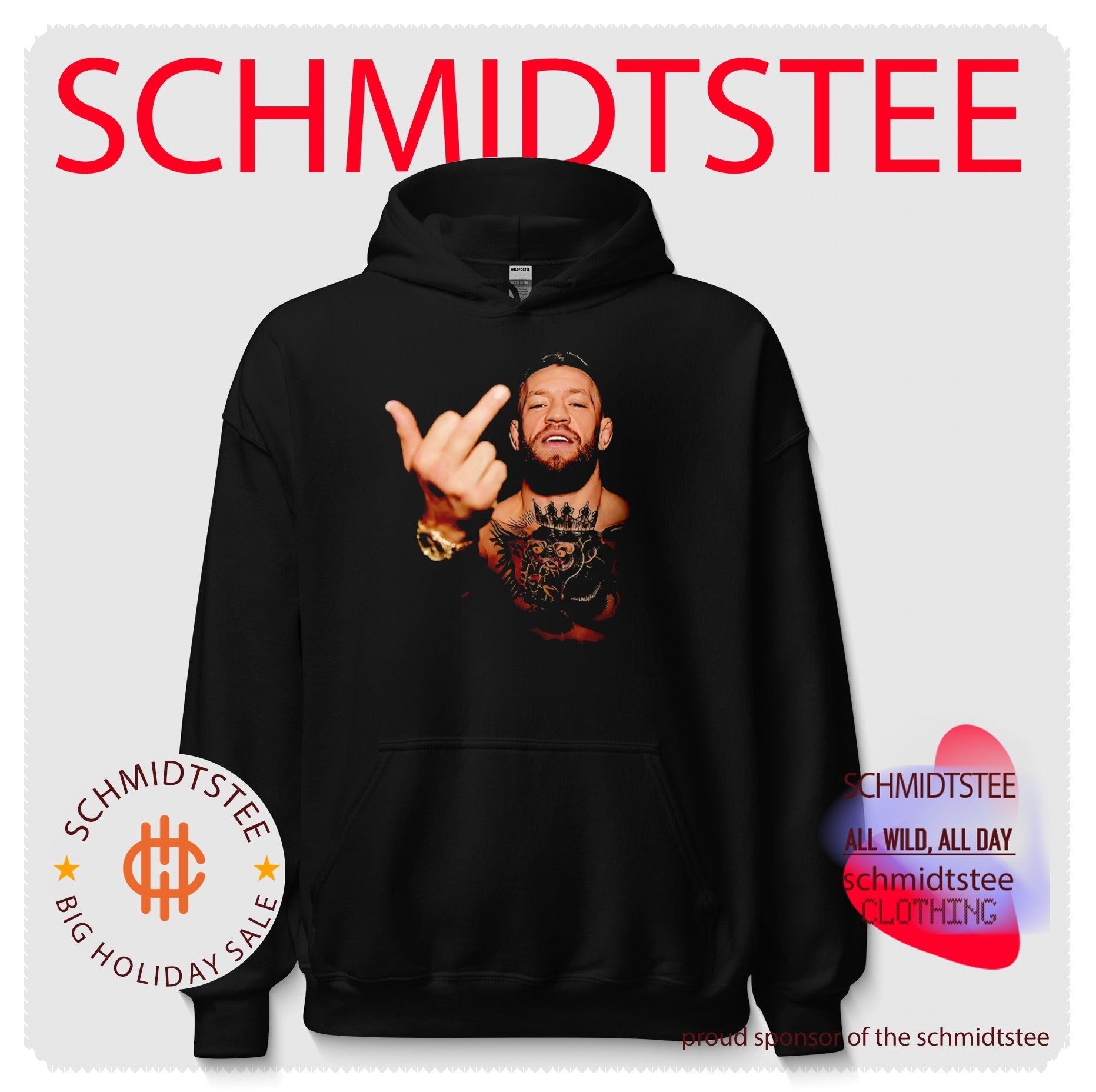 Conor Mcgregor middle finger UFC shirt