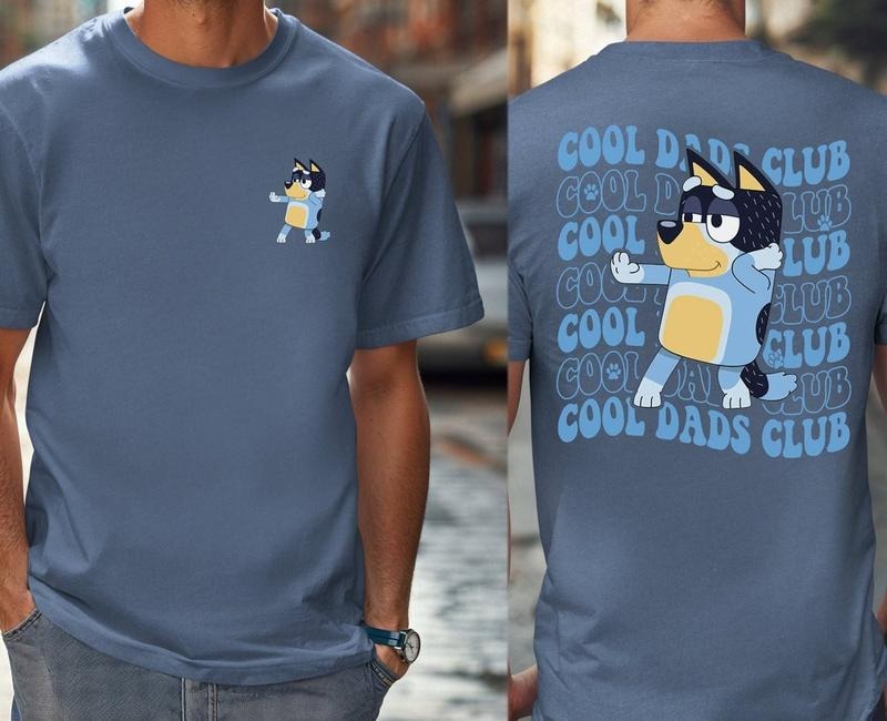Cool Dad Bluey Shirt, Cool Dad Club T-shirt, Bluey Father's Day Shirt Hoodie, Sweatshirt | HypeDripTees.com