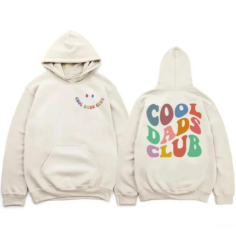 Cool Dads Club 2 Sides Shirt for Men, Dad T- shirt, Cool Dads Shirt for New Dad, Aesthetic Clothes Hoodie and Sweatshirt,...