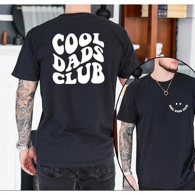 Cool Dads Club Shirt Front and Back Printed, Dad Club Tshirt, Fathers Day Gift, Dad Gift, Dad T Shirt Hoodie, Sweatshirt