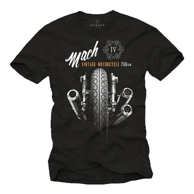 Cool Gifts for Him - Vintage Motorcycle T-Shirt Mach 4 - Biker Tee Hoodie, Sweatshirt | HypeDripTees.com