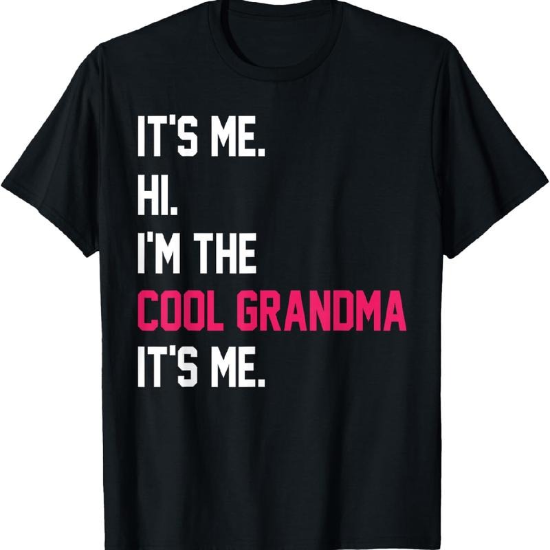 Cool Grandma Vibes T-Shirt With Playful Text Design Hoodie, Sweatshirt | HypeDripTees.com