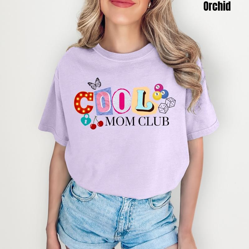 Cool Mom Club Comfort Colors T-Shirt 'NLB' Hoodie, Sweatshirt | HypeDripTees.com