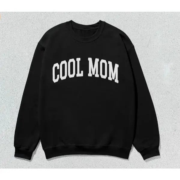Cool Mom Sweatshirt Collegiate Crewneck Sweater T-Shirts, Hoodie | HypeDripTees.com