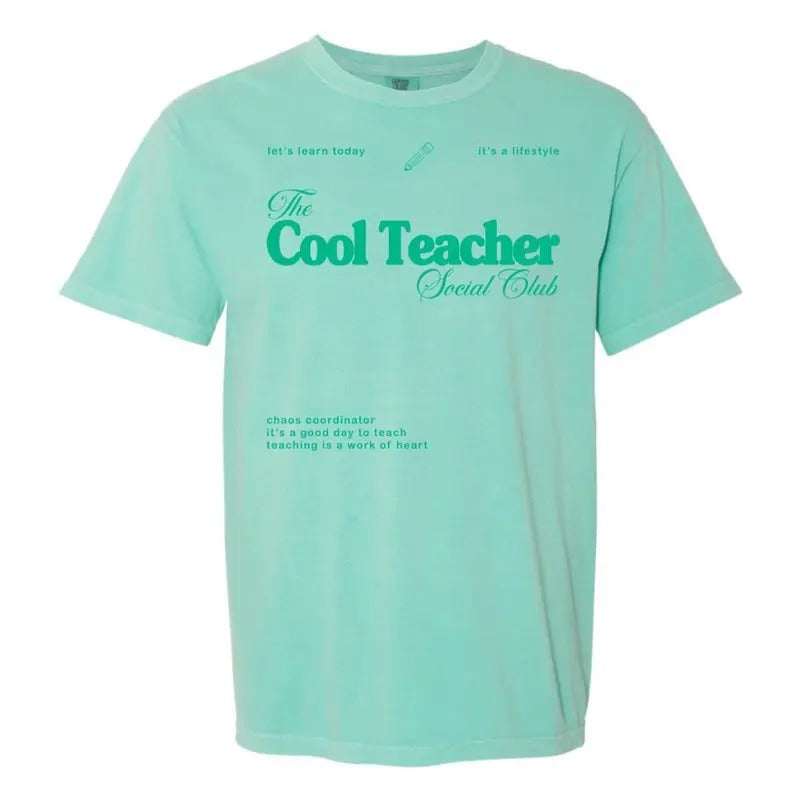 'Cool Teacher Social Club' T-Shirt Hoodie, Sweatshirt | HypeDripTees.com