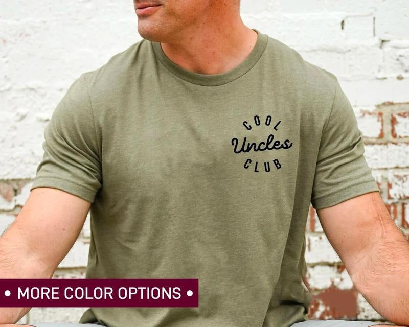 Cool Uncles Club Shirt for Men, Pregnancy Announcement Sweatshirt for Uncle, Cool Uncle T-Shirt for New Uncle, Funny Gift...