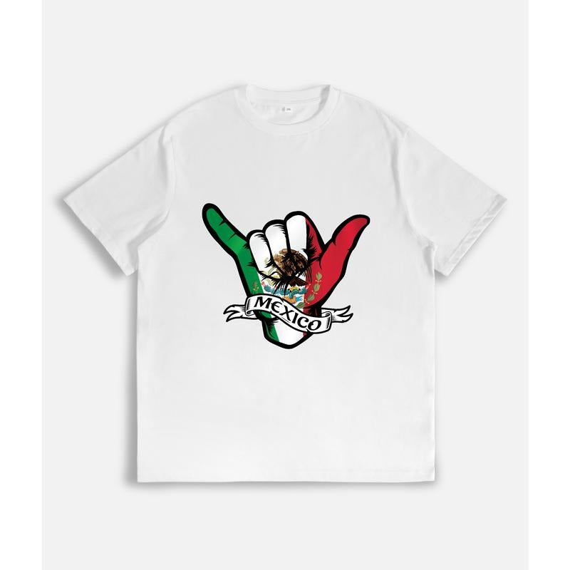 Cool and Patriotic T - Shirt: Mexican Flag Hand Sign Hoodie, Sweatshirt | HypeDripTees.com