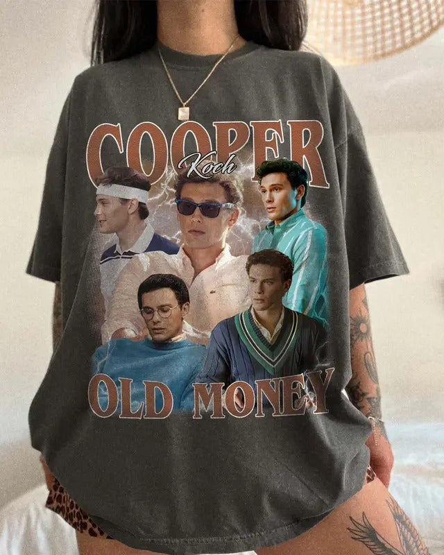 Cooper Koch Old Money Comfort Colors T-shirt, Unisex Tops For Men- For Women, Erik Menedez Tshirt, Monsters Y2K 90s Retro...