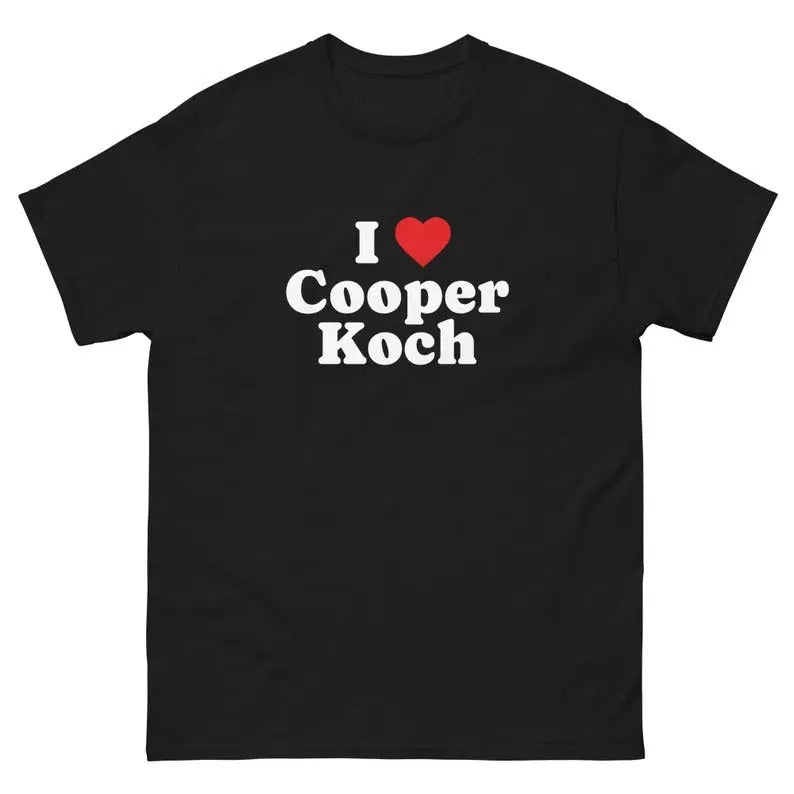 Cooper Koch Shirt Gift Present, Gift For Him, Gift For Her, I love T-Shirt, I heart shirt, Love Shirt, Unisex Shirt...