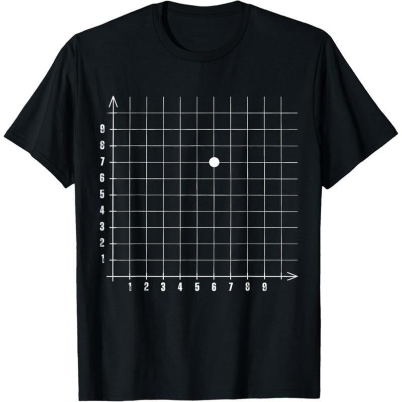 Coordinate (6,7) Funny Math Teacher Math Lover T-Shirt Hoodie, Sweatshirt | HypeDripTees.com