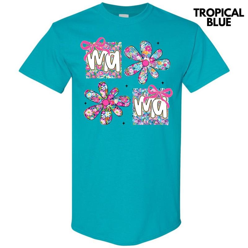 Coquette Ditzy Mama Gildan Short Sleeve T-Shirt 'NLB' Hoodie, Sweatshirt | HypeDripTees.com