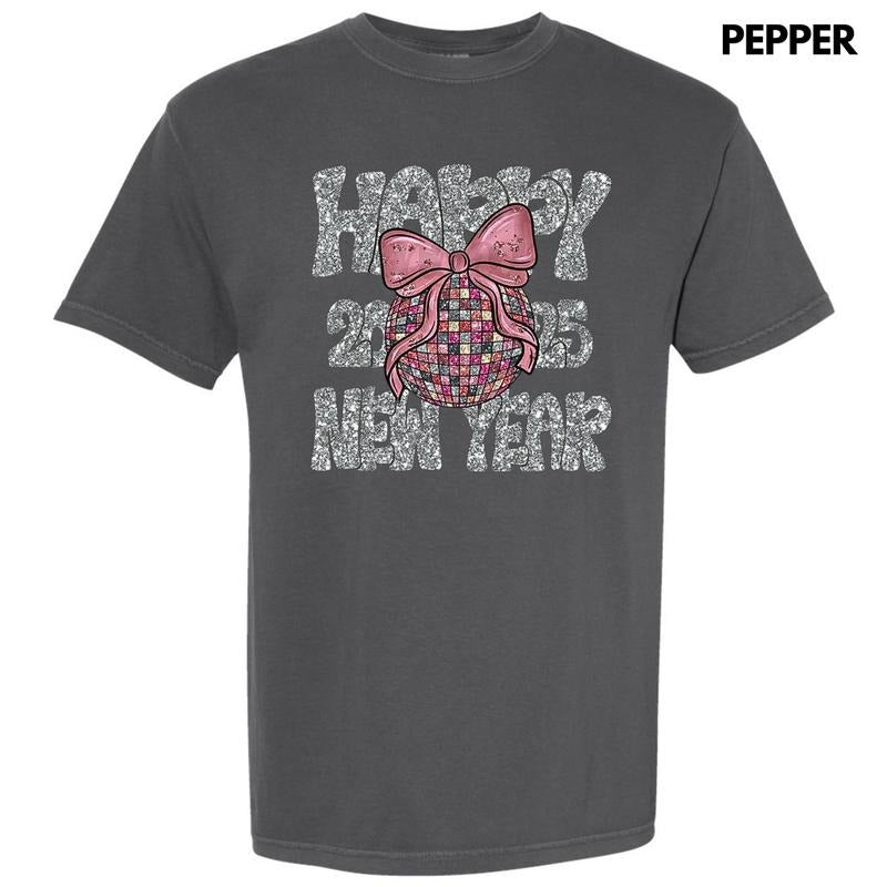 Coquette Happy New Year Comfort Colors T-Shirt Hoodie, Sweatshirt | HypeDripTees.com