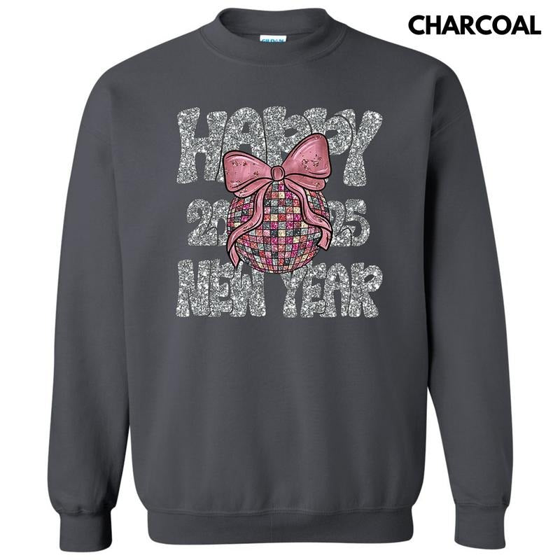 Coquette Happy New Year Sweatshirt T-Shirts, Hoodie | HypeDripTees.com