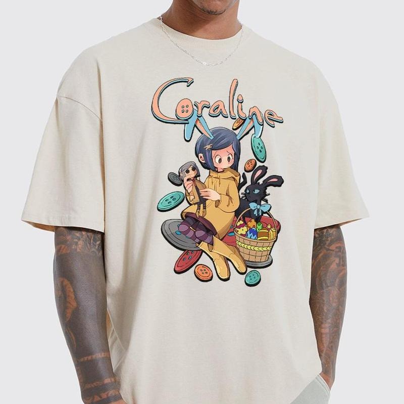 Coraline Bunny Shirt, Coraline Easter Funny Sweatshirt, Brushstroke Bunny Easter Shirt, Bunny Coquette Bow T Shirt Hoodie