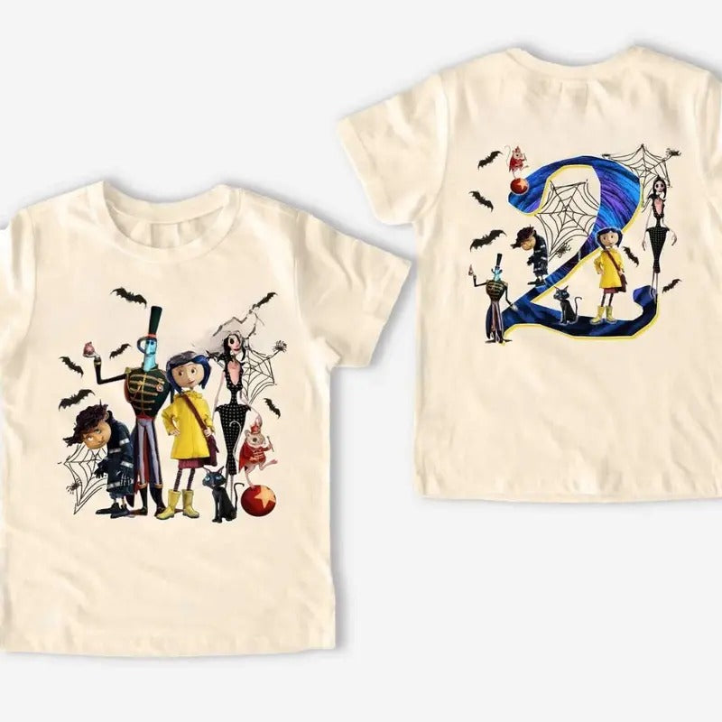 Coraline Inspired Match Tshirt, Funny circus Corr.aa.lineee sweatshirt,  Spooky movie Hoodie, Doll TShirt, Movie Retro...