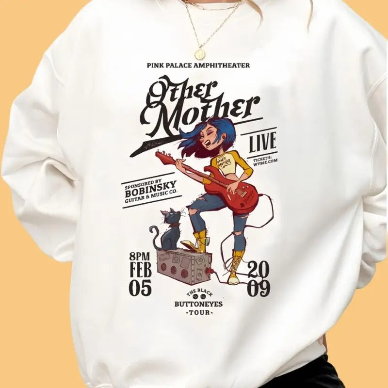Coraline Other Mother sweatshirt, Funny circus Corr.aa.lineee sweatshirt,  Spooky movie Hoodie, Doll TShirt, Movie Retro...