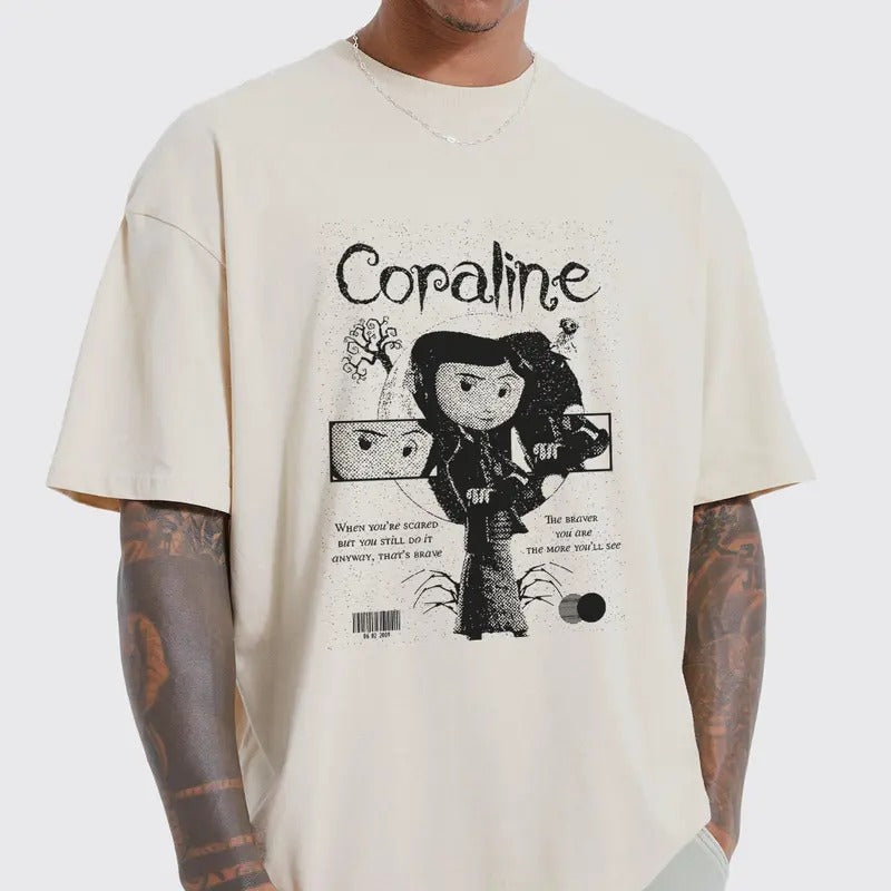 Coraline movies Sweatshirt, Bobinsky Tshirt Hoodie, Coraline Horror Movies Hoodie, Christmas Hallowen Gift, Trendy design...