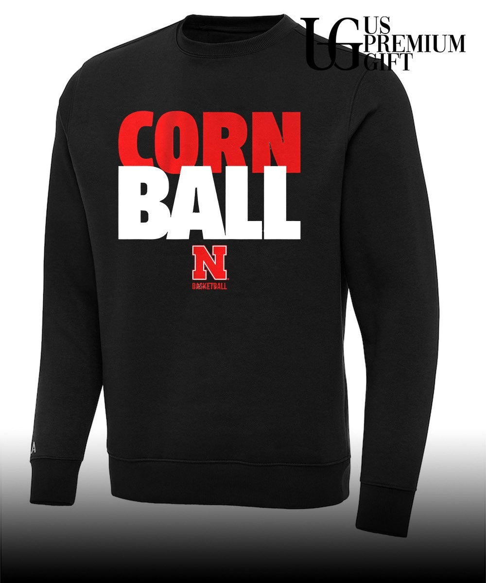 Corn Ball Nebraska Cornhuskers basketball logo shirt