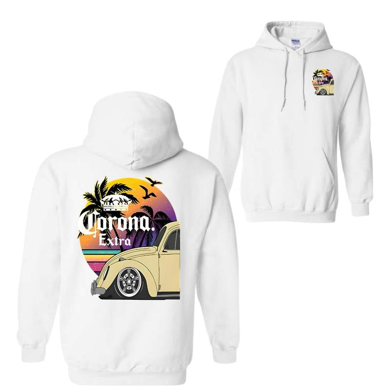 Corona Extra Beach T-Shirt Sweatshirt Hoodie, For Men And Women, Trendy Shirt | HypeDripTees.com