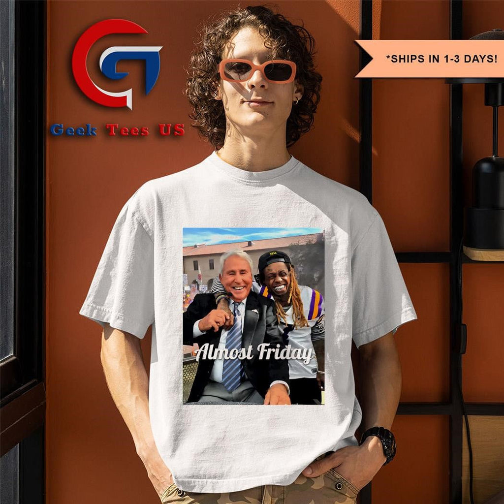 Corso and Wayne Almost Friday photo shirt