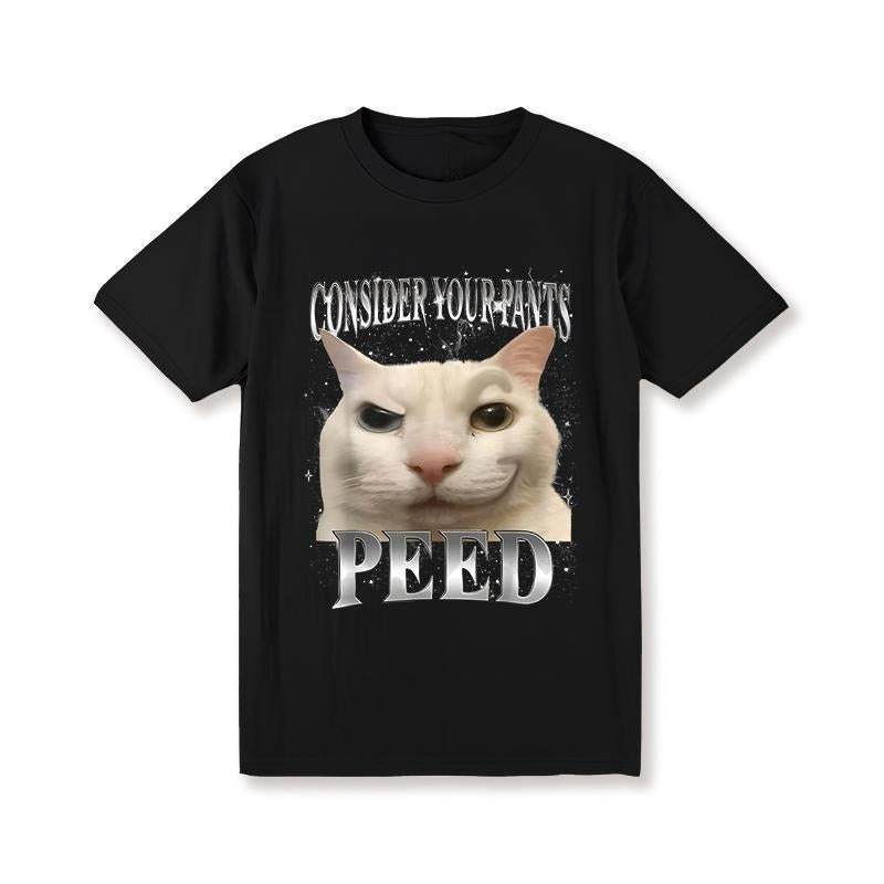 Cotton Fashion Consider  Cute Cat Meme Men Women T-Shirt Hoodie, Sweatshirt | HypeDripTees.com
