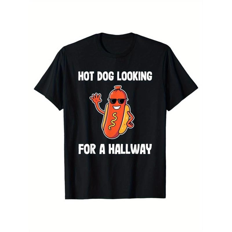 [Cotton Hot Dog Tee] Soft Cotton Men's T-Shirt