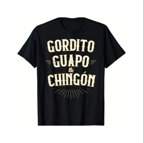 Cotton Short Sleeve T-Shirt Chubby, Handsome and Awesome - Funny Mexican sweatshirt Hoodie | HypeDripTees.com