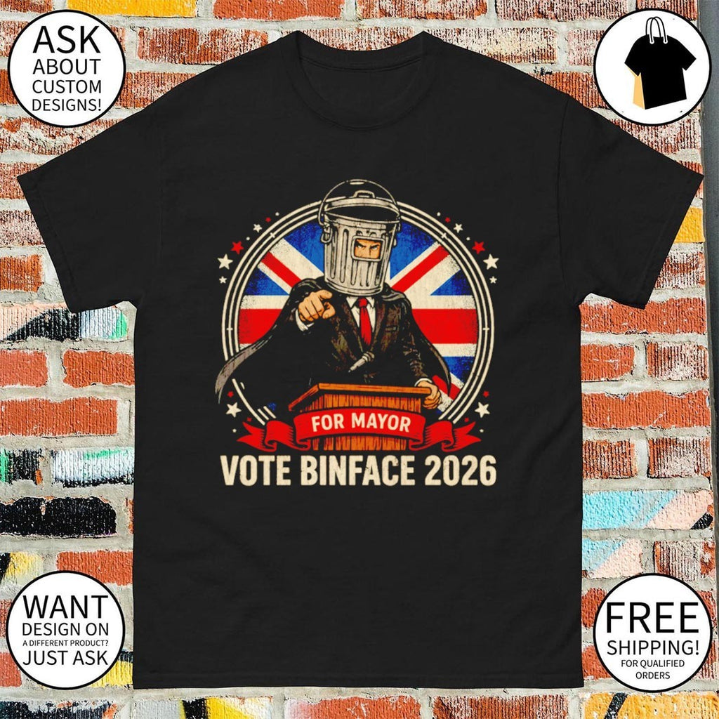 Count Binface for Mayor vote Binface 2026 shirt