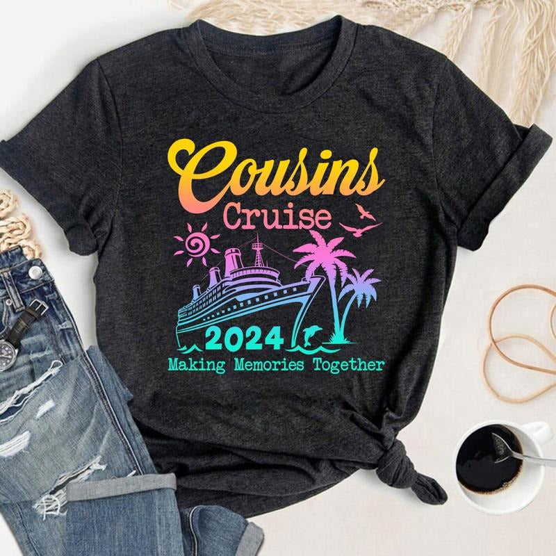Cousins Cruise 2024 Shirt Cousin Crew Shirt Cousins Trip 2024 Cousins Shirt style 02 Hoodie, Sweatshirt | HypeDripTees.com