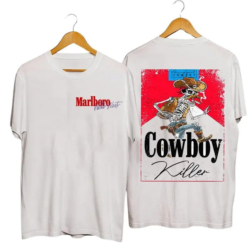 Cowboy Killer Graphic Jason Aldean Skeleton Cowboy T-Shirt Hoodie, Sweatshirt | HypeDripTees.com