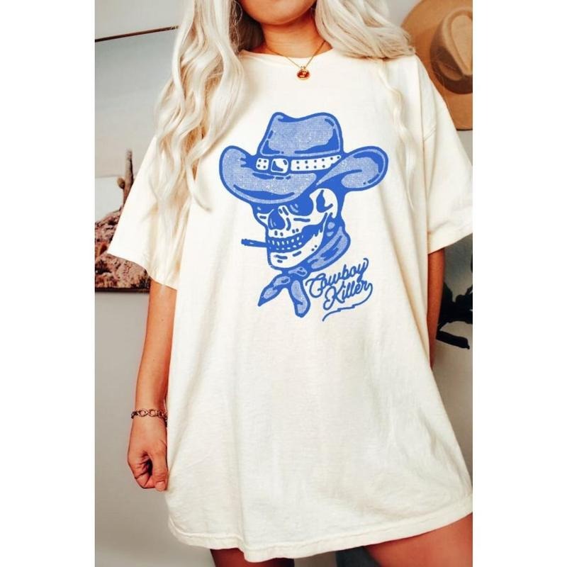 Cowboy Killer Shirt, Rodeo Shirt, Western Graphic Tee, Oversized Graphic  T-shirt, sweater  Hoodie Sweatshirt