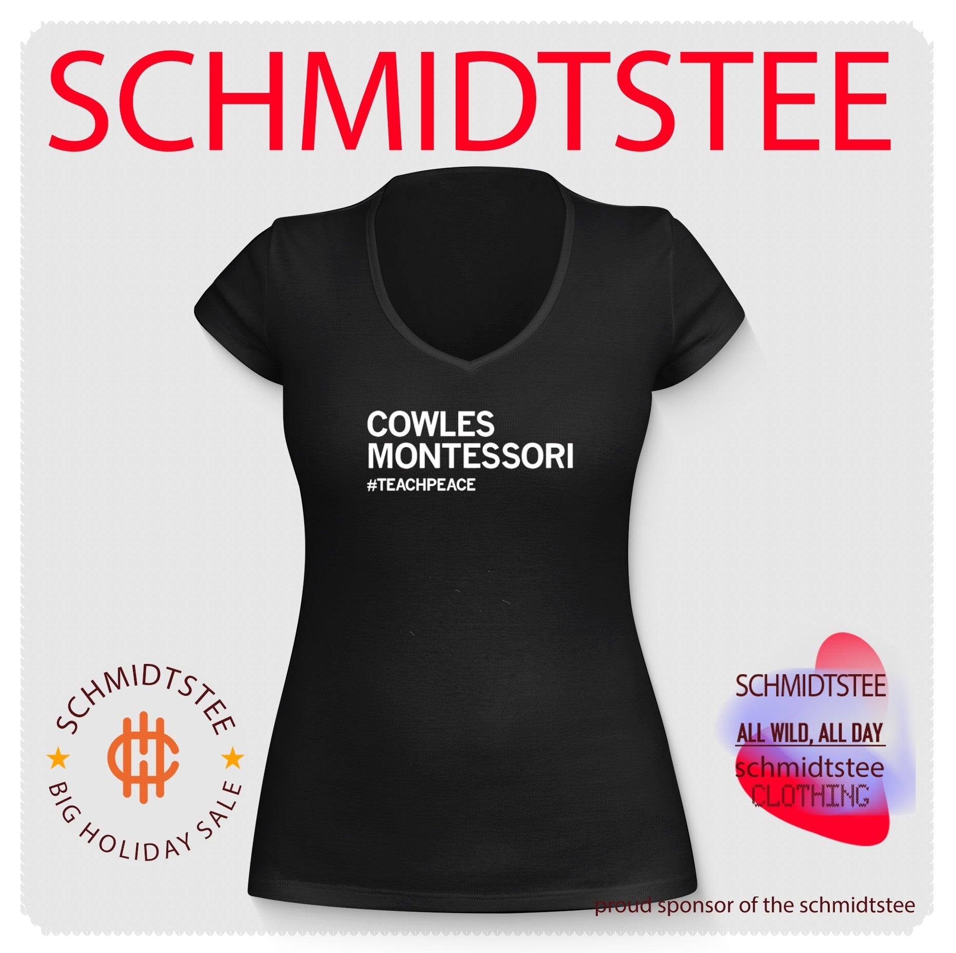 Cowles Montessori TeachPeace Teach Peace shirt