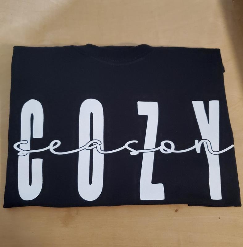 Cozy Season Screen Print Transfer ONLY- This is NOT a T-Shirt Hoodie, Sweatshirt | HypeDripTees.com