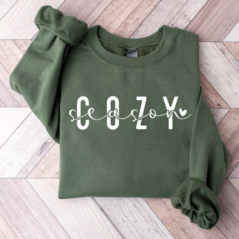 Cozy Season Sweatshirt, Get Cozy Sweatshirt, Cozy Season Merry Christmas, Christmas Sweatshirt, Winter Sweatshirt, Stay...