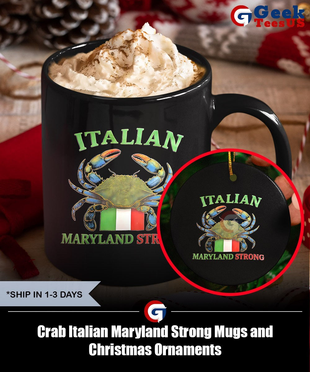 Crab Italian Maryland Strong shirt