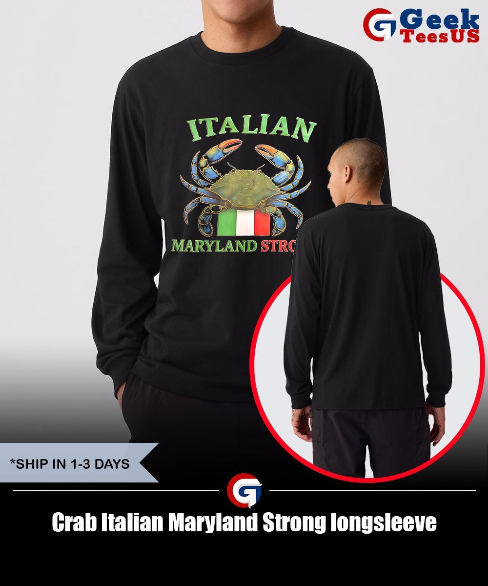 Crab Italian Maryland Strong shirt