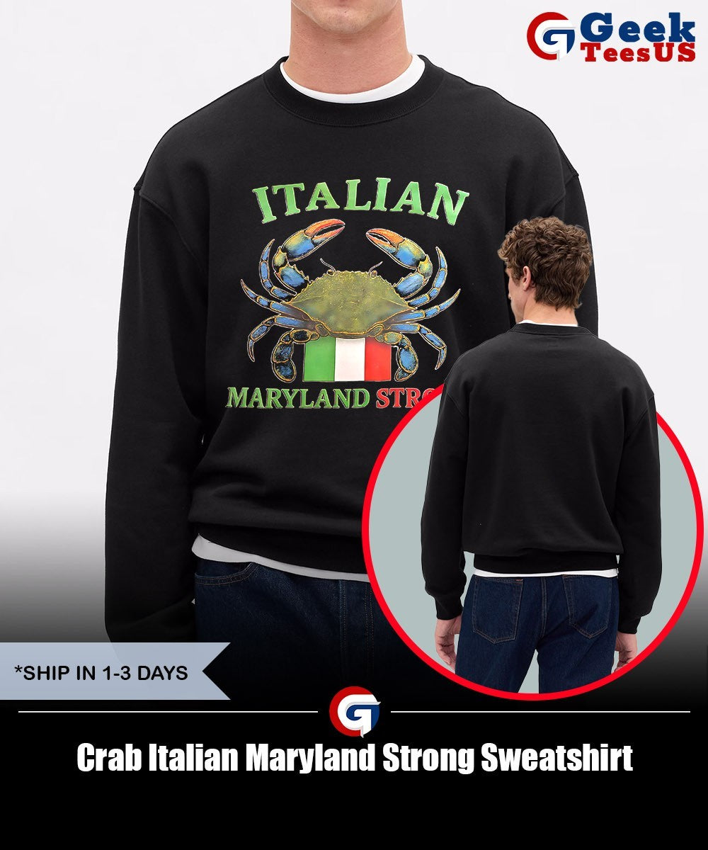 Crab Italian Maryland Strong shirt