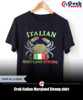 Crab Italian Maryland Strong shirt