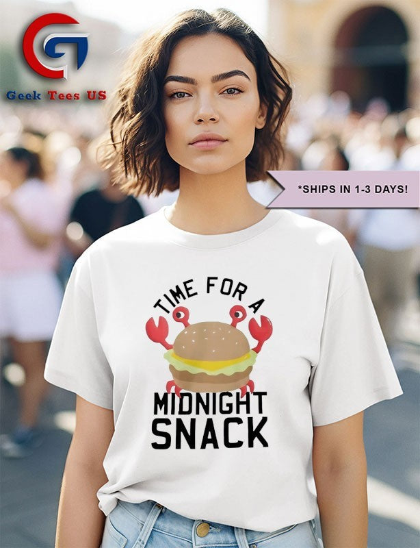 Crab time for midnight snack shirt