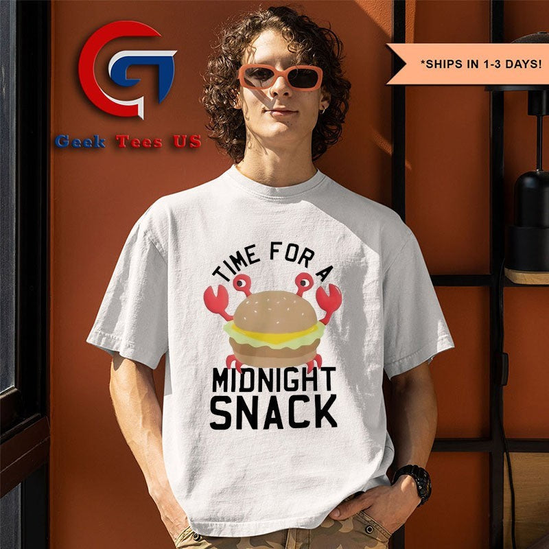 Crab time for midnight snack shirt