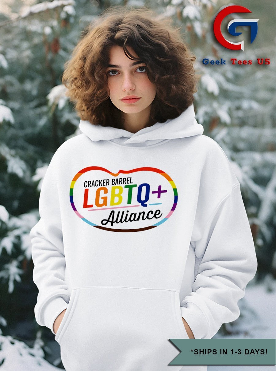 Cracker Barrel LGBTQ Alliance logo shirt