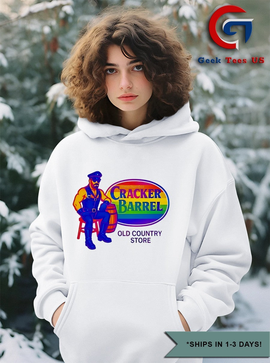 Cracker Barrel Pride logo shirt