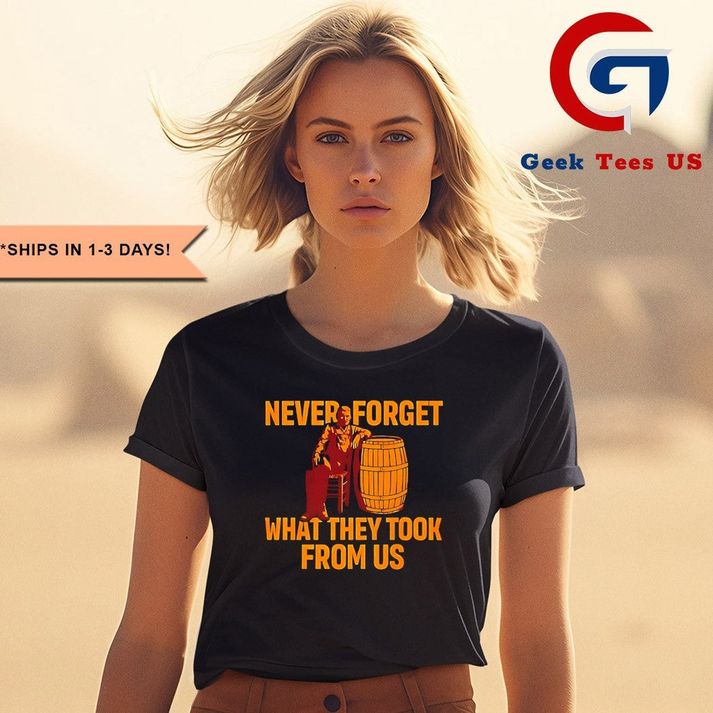 Cracker Barrel never forget what they took from us shirt