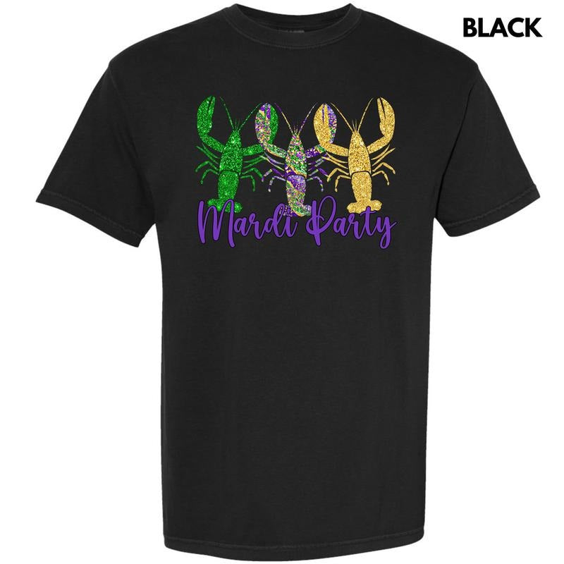 Crawfish Mardi Party Comfort Colors T-Shirt 'NLB' Hoodie, Sweatshirt | HypeDripTees.com