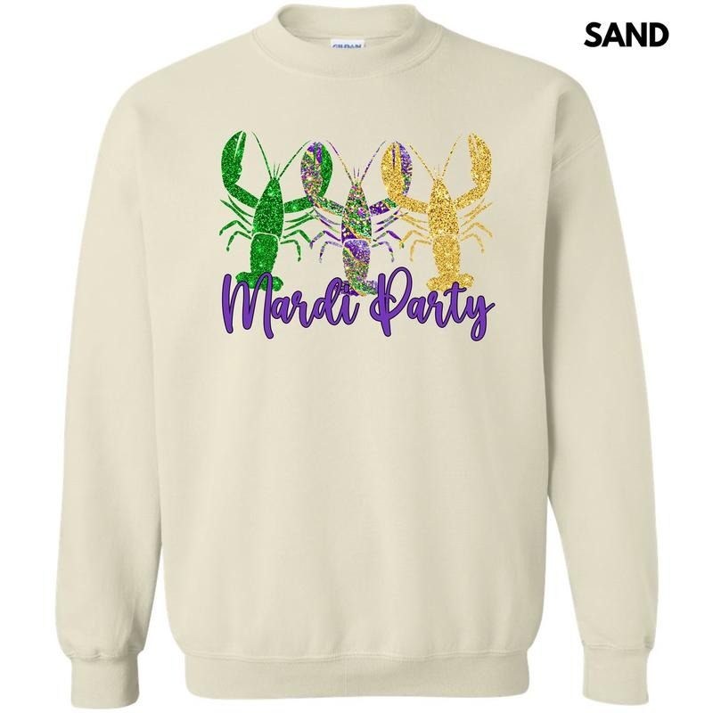 Crawfish Mardi Party Sweatshirt 'NLB' T-Shirts, Hoodie | HypeDripTees.com