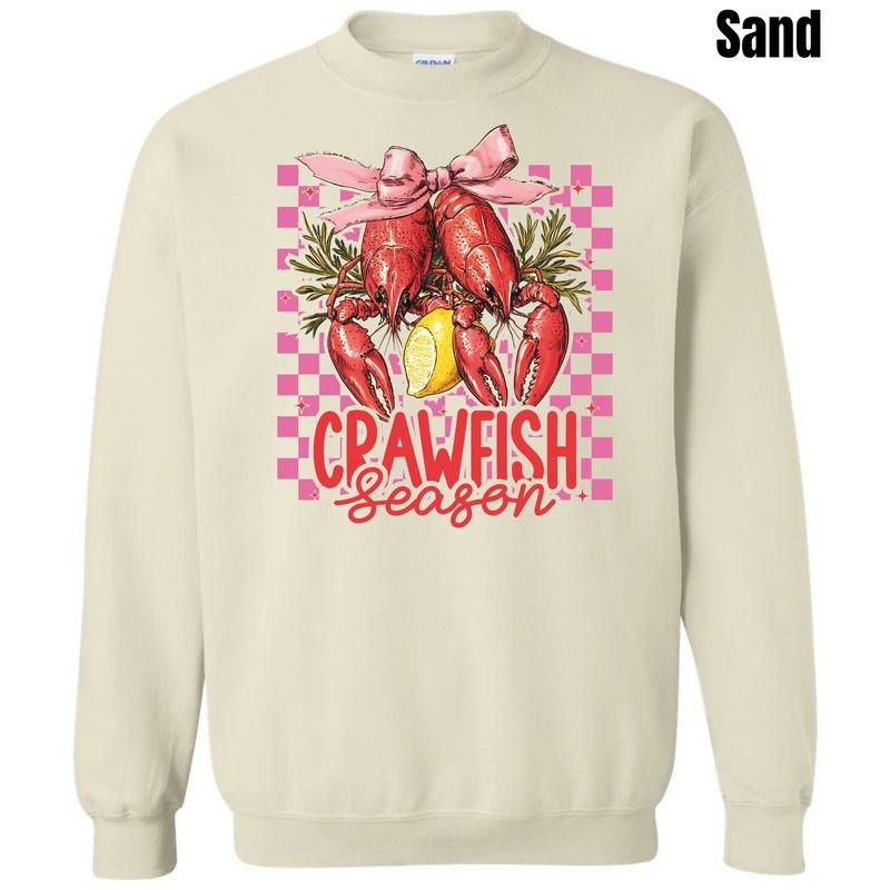 Crawfish Season Coquette Sweatshirt 'NLB' T-Shirts, Hoodie | HypeDripTees.com